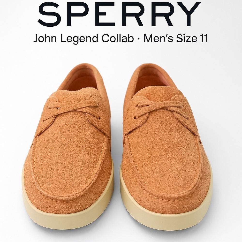 Sperry x John Legend Collaboration Men’s Shoes – Size 11